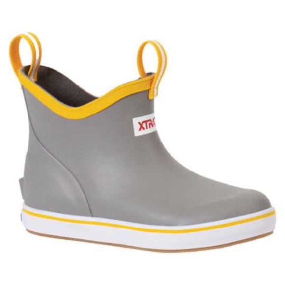 Xtratuf Kid’s Ankle Deck Boot Grey/Yellow Children’s 7 - Picture 4 of 12